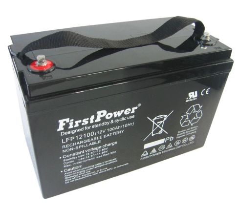 Firstpower 12V 100Ah Maintenance-Free Lead Acid Solar Battery