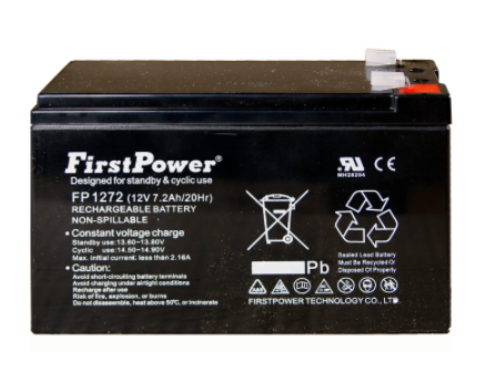 Firstpower 12V 7.2Ah Maintenance-Free Lead Acid Solar Battery